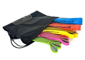 Набір двошарових резинок для підтягування EasyFit Premium 2-63 кг (5 шт)