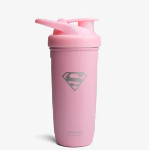 Шейкер спортивний SmartShake Reforce 900 мл Supergirl Pink