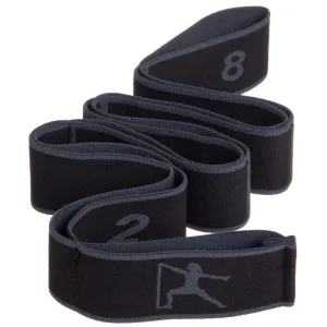 Стрічка для розтяжки еластичний еспандер Чорний червоний