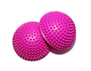 Напівсфера масажна балансувальна їжачок 260грам рожевий