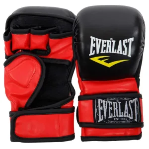 Рукавички для змішаних єдиноборств EVL MMA M - Червоний-Чорний