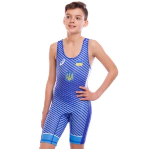 Трико для боротьби дитяче UKRAINE зріст 120-180 см 3XS