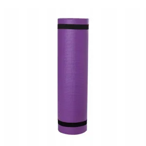 Yoga and Fitness Mat Power System PS-4017 NBR Fitness Yoga Mat Plus Purple 180 x 61 x 1