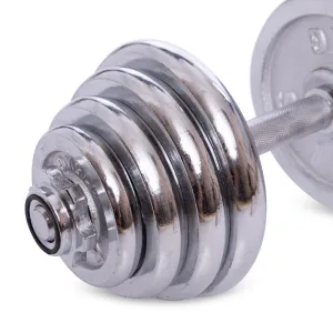 Гантелі розбірні хромовані 2 шт по 15 кг - 40 см