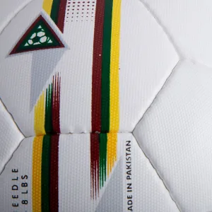 М'яч футбольний CORE SHINY FIGHTER №5 PU - білий-червоний