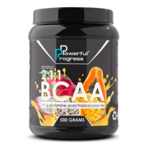 BCAA 2:1:1 + Glutamine - 500 г тропічний мікс