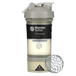Шейкер спортивний BlenderBottle ProStak 650 мл з 2 ма контейнерами сірий