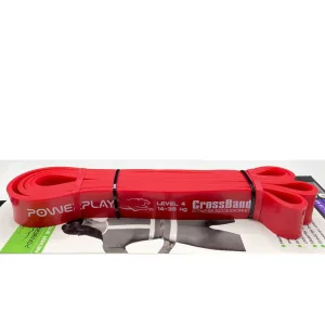 Еспандер петля гумка для фітнесу і кроссфіту PowerPlay 4115 Power Band червона 14 - 39 кг