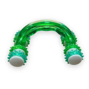 Масажер антицелюлітний Дуга з 8 коліщатками Рожевий