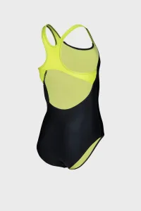 Купальник для плавання злитий Arena DIM LIGHT SWIMSUIT SWIM PRO BA дет (оригінал) 128 см - чорний-жовтий-рожевий