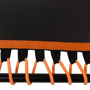 Батут для фитнеса с ручкой Let'sGo 127 см чёрный оранжевый