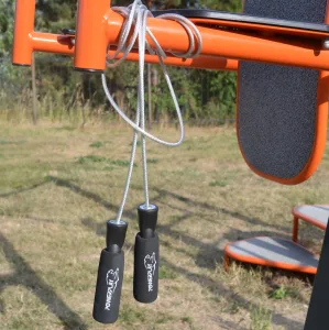 Скакалка швидкісна з підшипниками PowerPlay 4209 Sport Jump Rope чорна 3 m.