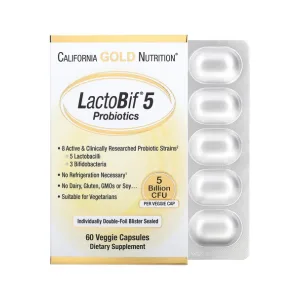 LactoBif 5 Probiotics - 60 капсул