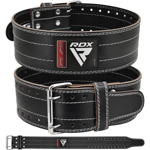 RDX RD1 Leather Powerlifting Belt White XL