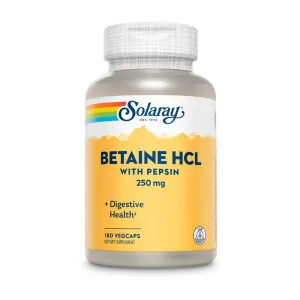 Betaine HCL with pepsin 250 мг - 180 капсул
