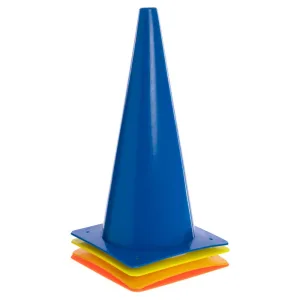 Конус-фішка для тренувань 38 см (1 шт) Жовтий