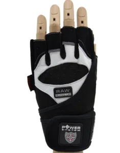 Рукавички для фітнесу Power System PS-2850 Raw Power Black/White XL