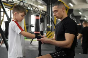 Бинти для боксу Power System PS-3404 чорний 4 м