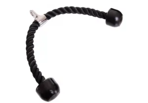 Канат для трицепса з подвійним хватом EasyFit - чорний