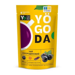 Yogoda Tea - 50 г смородина мед базилік