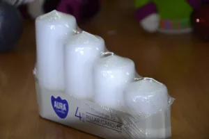 Набір свічок 4 шт. циліндр білі sw50/4