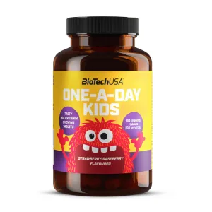 One A Day Kids 90 таблеток Полуниця малина