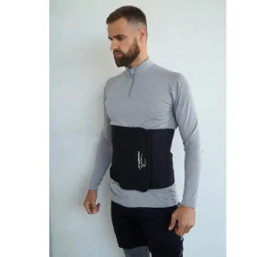 Slimming Belt PowerPlay 4301 (125*30 cm) + Smartphone Pocket Black