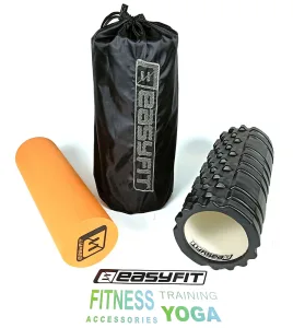 Масажний ролик EasyFit PRO Active 33 см подвійний