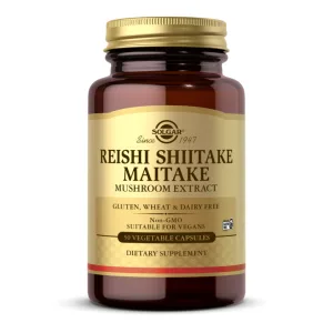 Reishi Shiitake Maitake Mushroom Extract - 50 капсул