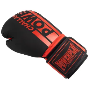 Боксерські рукавиці PowerPlay 3086 Matt Challenger чорно-червоні 10 унцій