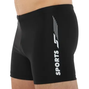 Плавки боксери для чоловічі для плавання розмір чорний XXL