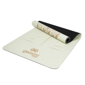 Yoga Mat Rubber Polyurethane Pro ILLustration Sport Pro 183 cm*68 cm*5 mm Powder