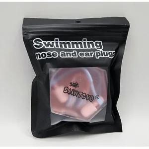 Набір беруші затискач для плавання Sainteve Рожевий