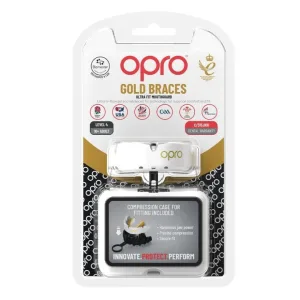 Капа Opro Золотий Braces під брекети доросла вік 11+ Clearl art.102506006