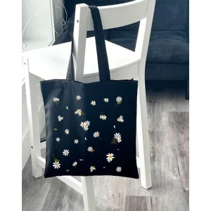 Екошопер BookOpt BK4091 Ромашки - сонячні квіти, чорний