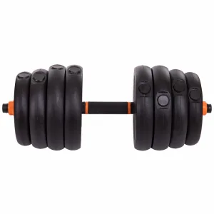 Набір трансформер гантелі гиря штанга упори 6в1 FED 30 кг чорний