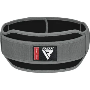 Пояс для важкої атлетики RDX RX5 Double Belt неопреновий Grey XL