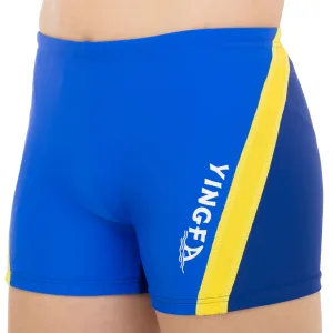 Плавки боксери для хлопчиків для плавання YINGFA вік 4-16 років блакитний - 6