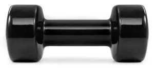 Гантель вінілова PowerPlay 4125 Achilles - 5 кг. Чорна 1 шт.