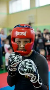 Рукавички для Karate PowerPlay 3092KRT Чорні-Білі M