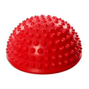 Напівсфера масажна балансувальна їжачок 275грам червоний