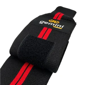 Elastic Wrist Support for Wrist Fixation 2 pcs black-red