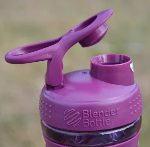 Шейкер спортивний пляшка BlenderBottle SportMixer Flip 590 мл сливовий