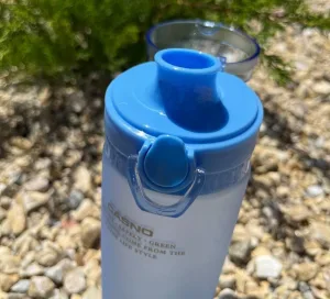 Пляшка для води CASNO 650 мл KXN-1157 блакитна