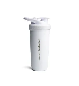 Шейкер спортивний SmartShake металевий Reforce Stainless Steel 900 мл білий