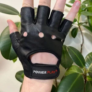 Рукавички для фітнесу PowerPlay 1572 чорні - M
