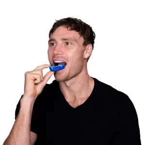 Капа OPRO Silver доросла (вік 11+) Dark Blue/Blue (art.102502002)