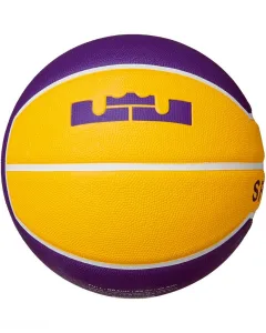 М'яч баскетбольний Nike Nike Lebron Playground Purple/Amarillo/White розмір 6 N.100.4372.575.06-1 (оригінал)