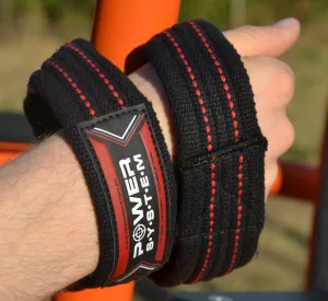 Лямки для тяги вісмірка Power System PS-3405 Figure 8 чорний/червоний L/XL