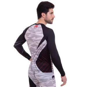 Рашгард лонгслів чоловічий VNM M-2XL чорний-білий 9520 - XL